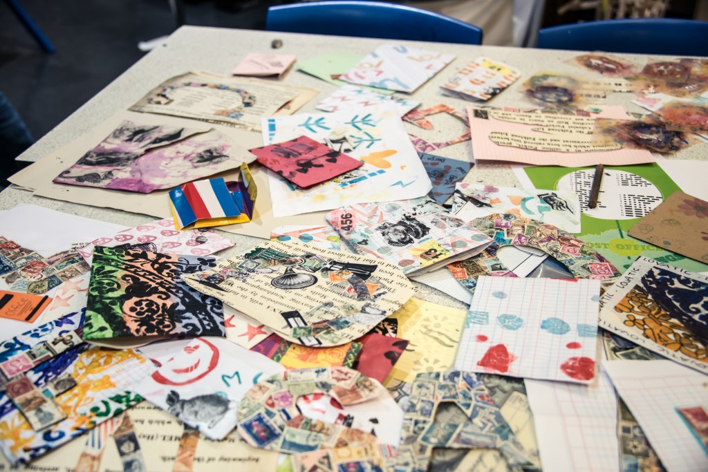 Mail Art: printing stamps and image&nbsp;transfers